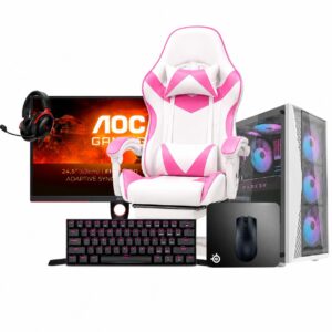 SPRING BUNDLE 10 / Ryzen 7 7800X3D / 24GB DDR5 / 1TB / RTX 5060 8GB + 25 AOC 25G3ZM/BK 240Hz + Redragon K630RGB + HyperX Cloud 3 + Razer Viper V3 + DJ2319F + Mauspad