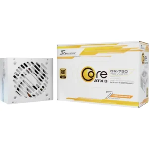 Furnizues Energjie 750W Seasonic Core GX-750-V2-E bardhë cable management