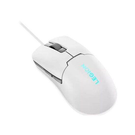Maus Gaming Lenovo Legion M300s / RGB / deri në 8000 DPI / 6 butona / Omron microswitch mekanik / me kabllo - Bardhë