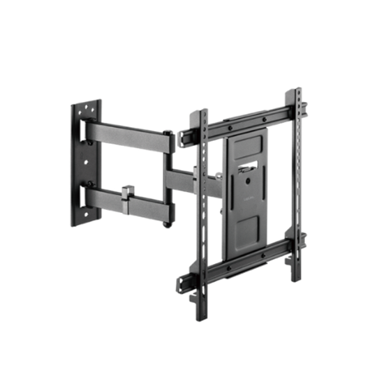 Mbajtëse për TV LogiLink / 32”-70” / Tilt +3° - 15° / Swivel – Zezë