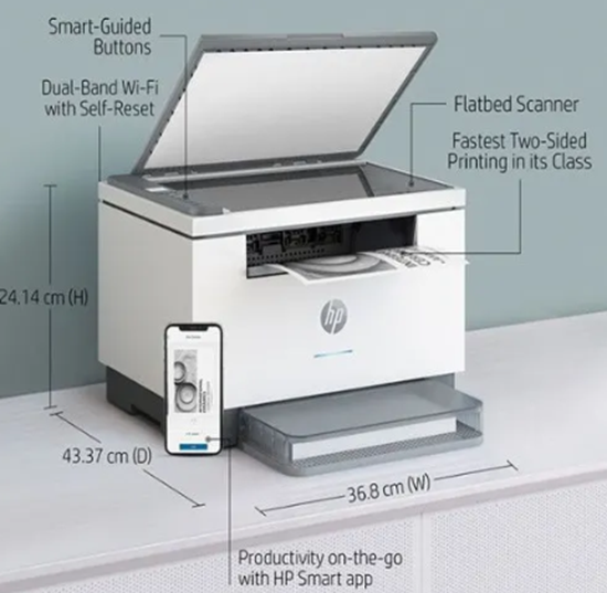 Printer Multifunksional HP LaserJet M236d MFP / Monochrome Laser / A4 - Figura 2