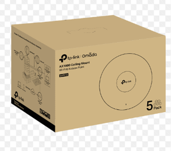 TP-Link AX1800 Wi-Fi 6 Ceiling Mount Access Point EAP610 Dual-Band 1775Mbps Ultra-Slim Omada PoE+ White - Figura 3