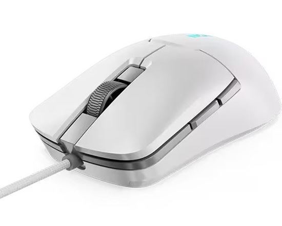 Maus Gaming Lenovo Legion M300s / RGB / deri në 8000 DPI / 6 butona / Omron microswitch mekanik / me kabllo - Bardhë - Figura 2