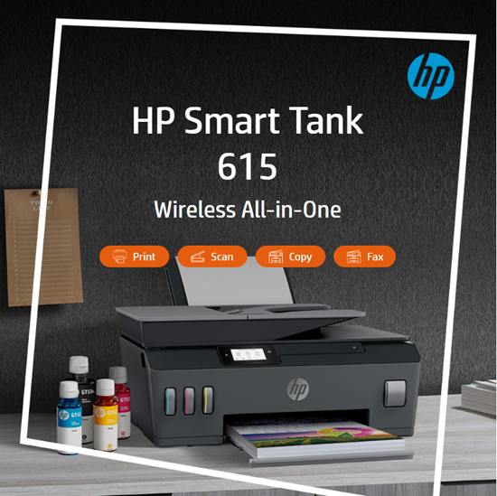 Printer Multifunksional HP Smart Tank 615 AIO / Inkjet / A4 / Wireless - Figura 2