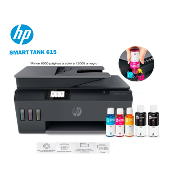 Printer Multifunksional HP Smart Tank 615 AIO / Inkjet / A4 / Wireless - Figura 3