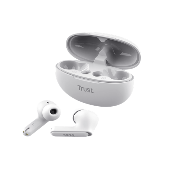 Kufje pa kabllo Trust Yavi / True Wireless / Bluetooth - Bardhë - Figura 4
