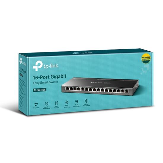 Switch TP‑Link 16‑Port Gigabit Easy Smart – Gri - Figura 3