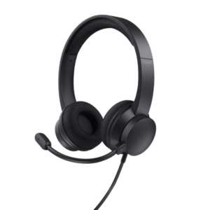 Kufje me kabllo Trust Ayda Max / Stereo / USB‑C + USB‑A  - Zezë