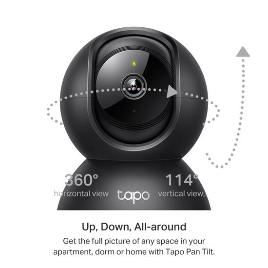 Kamerë TP-Link Tapo Pan/Tilt Wi-Fi 2K 3MP - Zezë - Figura 4