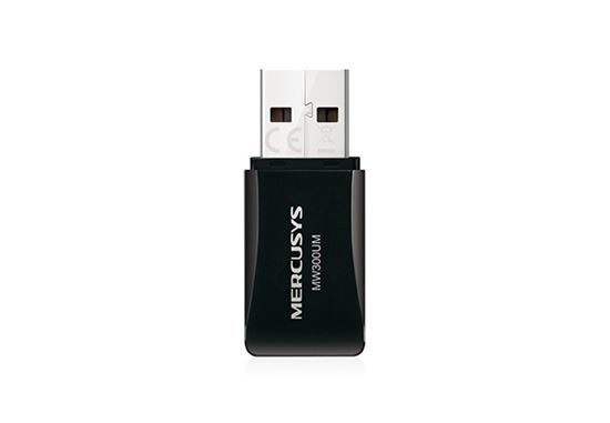Mercusys N300 Wireless USB Adapter MW300UM WiFi 4 300Mbps Mini Dongle