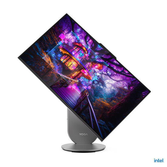 AIO Lenovo Yoga 27IAH10 / Ultra 5-125H / 16GB / 512GB / 27 Inch QHD / Intel Arc Graphics / 5.0MP+IR / Luna Grey + Tastierë dhe Maus - Figura 4