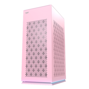 Kasë Darkflash DLH21 / ITX Tower / Light Strip / No Fans – Rozë