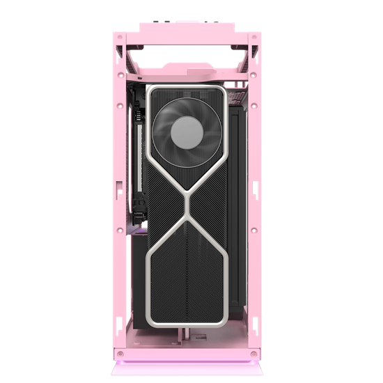 Kasë Darkflash DLH21 / ITX Tower / Light Strip / No Fans – Rozë - Figura 5
