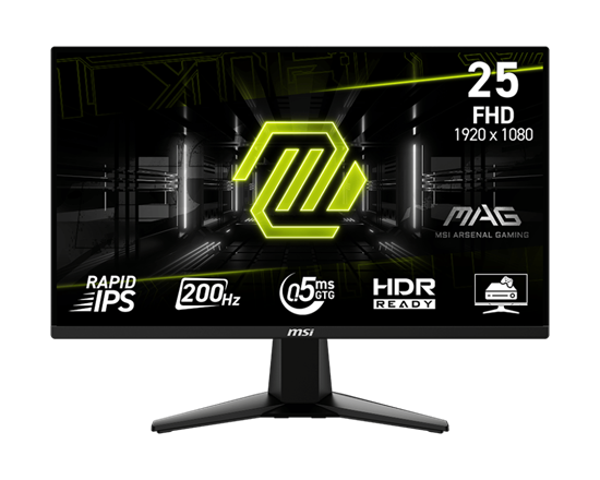 Monitor Gaming MSI MAG 255F E20 / 24.5" / Full HD Rapid IPS / 200Hz / 0.5ms / HDMI+DP - Zezë - Figura 2
