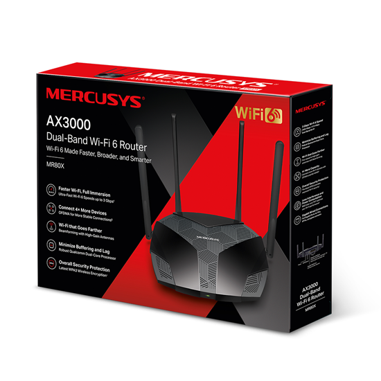 Ruter Mercusys Wi-Fi 6 AX3000 Dual-Band - Figura 4