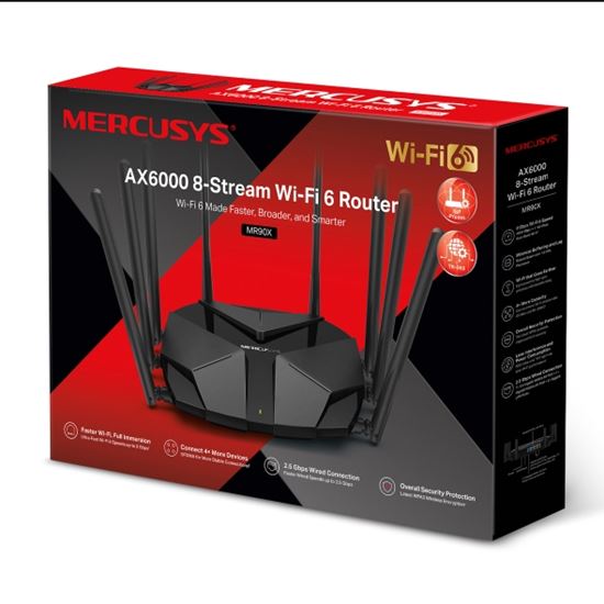 Ruter Mercusys Wi-Fi 6 AX6000 8-Stream - Figura 3