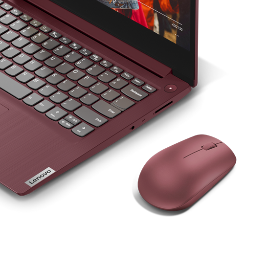 Maus pa kabllo Lenovo 530 Wireless / 2.4GHz Nano USB / 1200 DPI sensor optik / 1x AA bateri - Kuqe - Figura 5