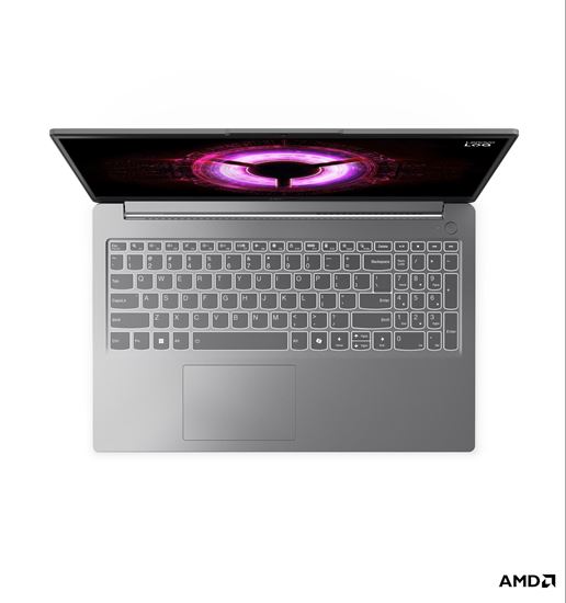 Laptop Gaming Lenovo NB LOQ 15ARP10E / Ryzen 5 7535HS / 16GB DDR5 / 512GB / 15.6′ Full HD IPS AG 144Hz / RTX 3050 6GB – Luna Grey - Figura 2