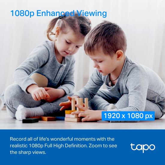 Kamera Sigurie IP TP-Link Tapo C200 / Pan and Tilt / Wi-Fi / Full HD / Night Vision - Bardhë - Figura 7