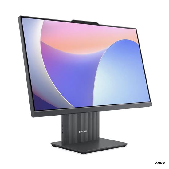 AIO Lenovo PC IdeaCentre 24ARR9 / Ryzen 5 7535HS / 16GB DDR5 / 512GB / 23.8' Full HD IPS AG 100Hz / AMD Radeon 660M / 5.0MP Cam / Kb+Mouse - Luna Grey