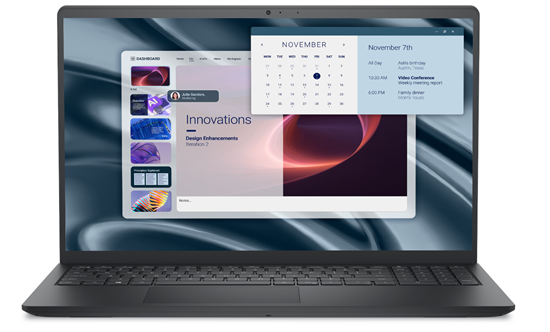 Laptop DELL NB Pro 15 Essential PV15250 / i7-1355U / 16GB DDR5 / 512GB / 15.6" Full HD WVA AG 120Hz / Intel UHD Graphics - Carbon Black