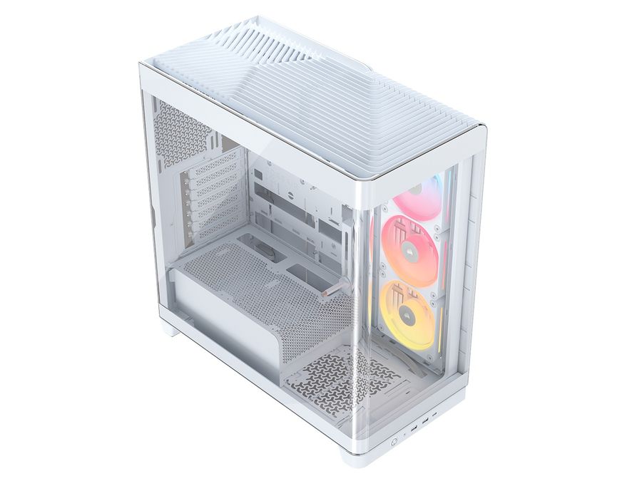 Kasë Midi CORSAIR 4500X LX RGB (Tempered Glass) – Bardhë - Figura 2