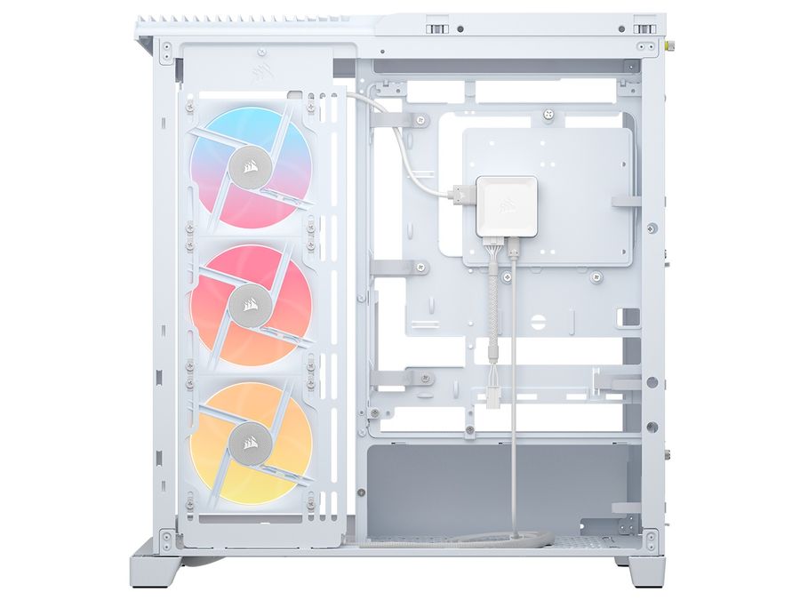 Kasë Midi CORSAIR 4500X LX RGB (Tempered Glass) – Bardhë - Figura 4