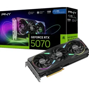 Kartelë Grafike PNY RTX5070 VERTO ARGB OC 12GB GDDR7 HDMI 3xDP