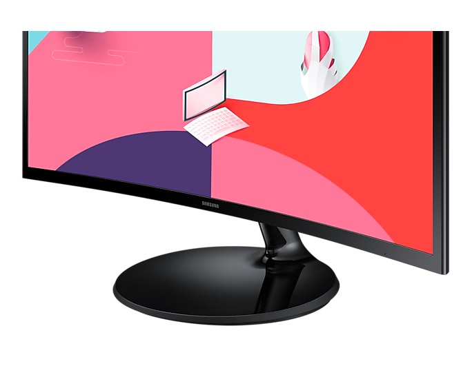 Monitor Samsung S27C364EAU / 27" / Full HD VA Curved / 75Hz / 4ms / HDMI+VGA - Zezë - Figura 2