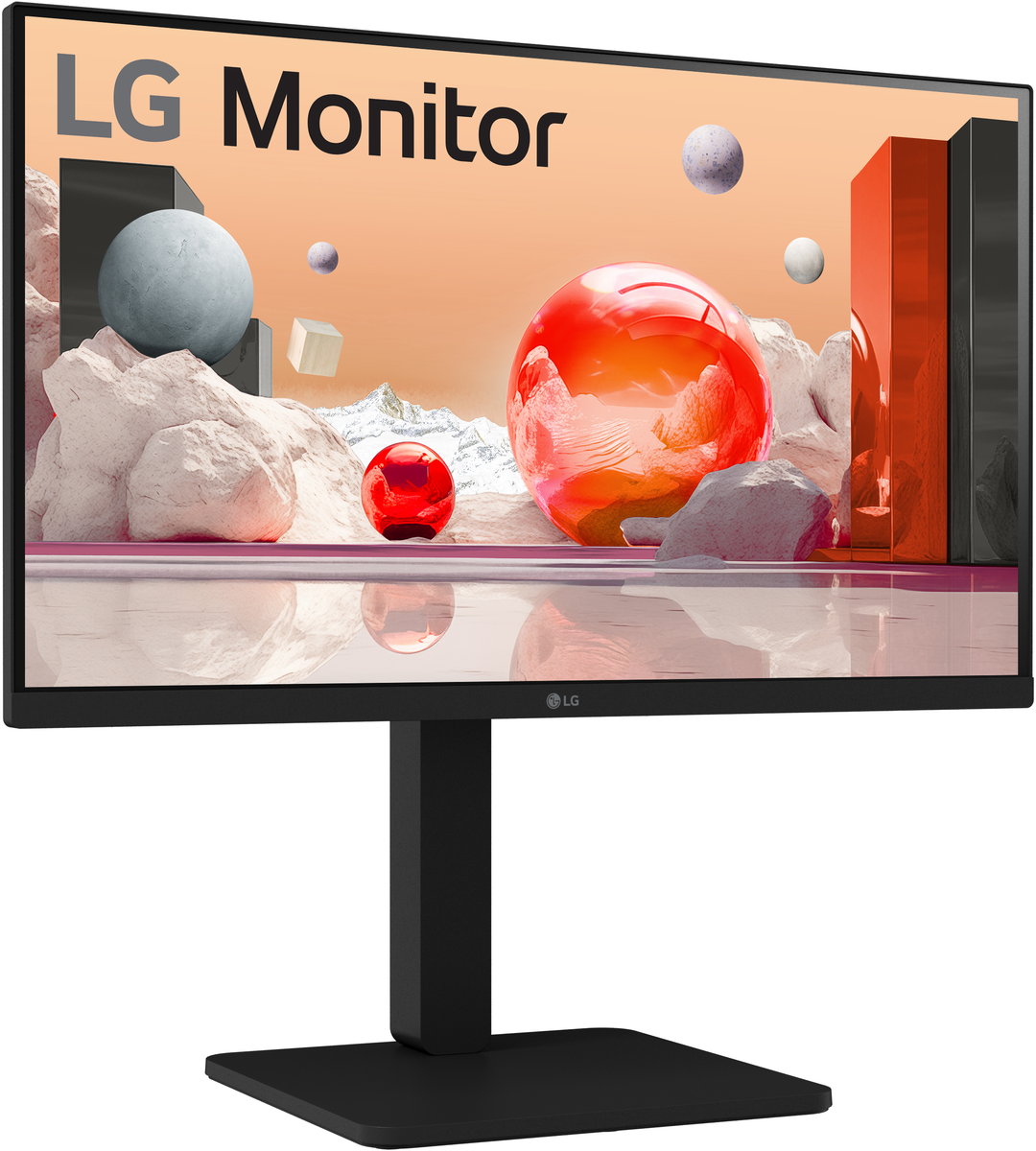 Monitor për punë LG 27BA560-B / 27″ / Full HD IPS / 100Hz / 5ms / DP + HDMI + VGA / Zezë - Figura 2