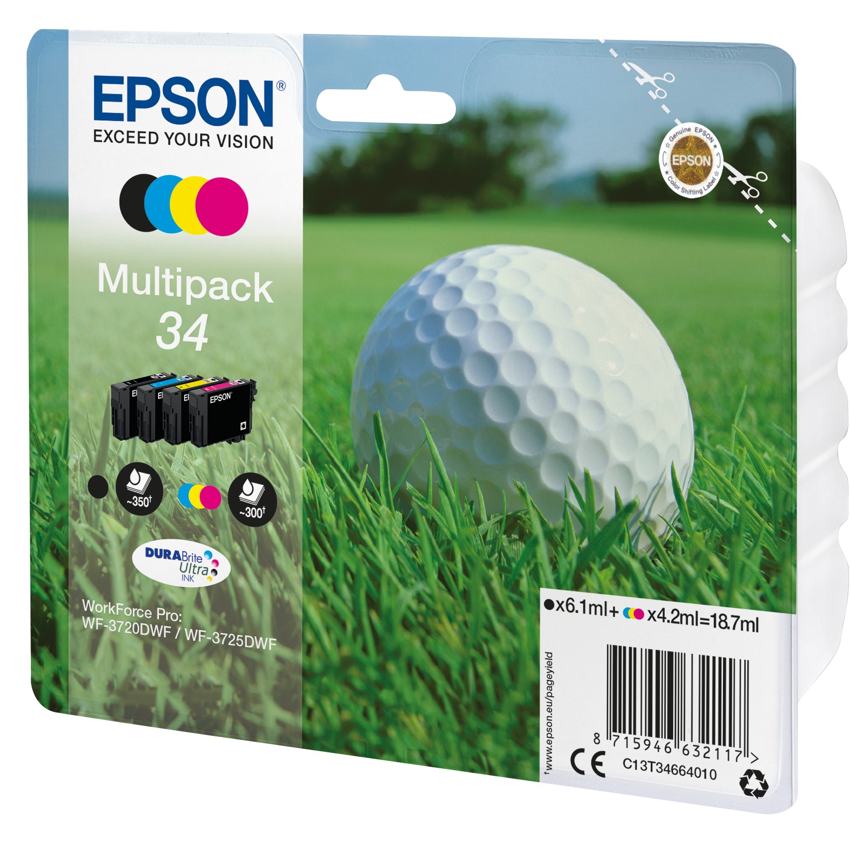 INK Epson 34 T3466 / 4er-Pack - Zezë+Ngjyra