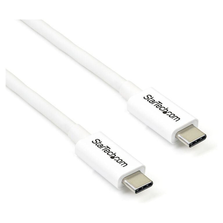 Kabllo Thunderbolt 3 / 20 Gbit/s / 2 m – Bardhë