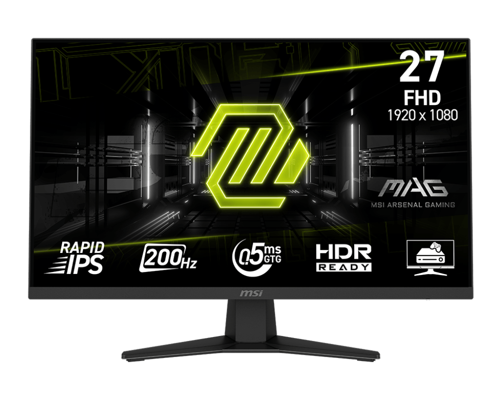 Monitor Gaming MSI MAG 274F / 27" Full HD 200Hz 0.5ms IPS / HDMI, DP / e zezë