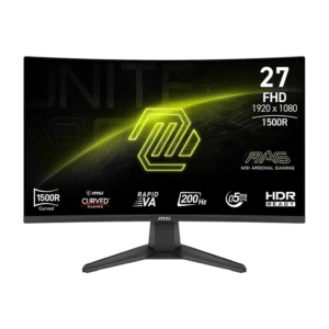Monitor Gaming MSI MAG 276CFDE E20 / 27"/ Full HD Rapid VA / LCD / Curved / 200Hz / 0,5m / HDMI+DP - Zezë