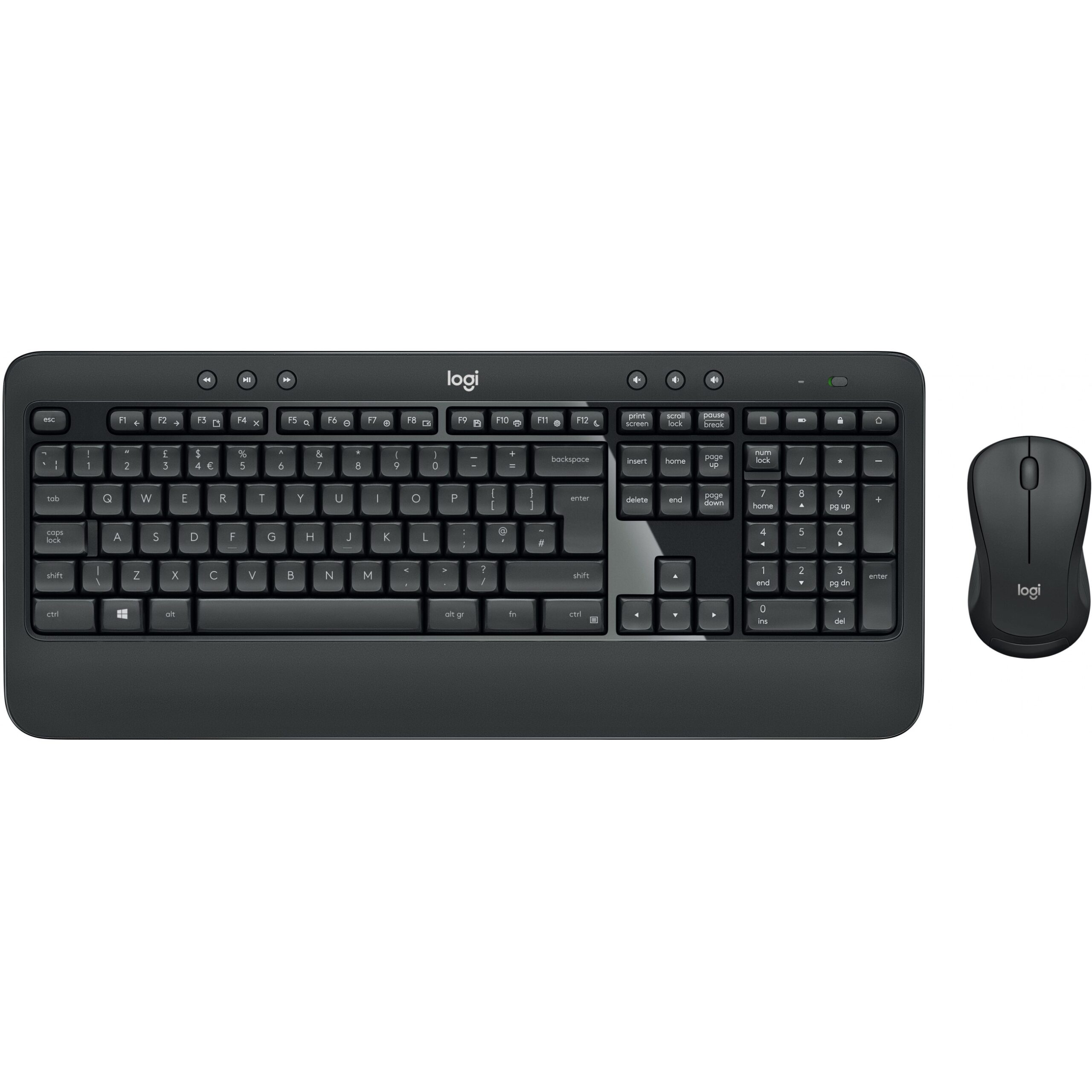 Set Tastierë dhe Maus Logitech MK540 Advanced wireless combo black QWERTZ DE