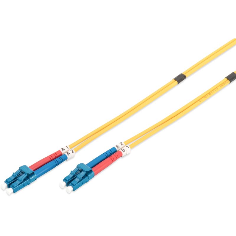 Kabllo për rrjet DIGITUS / Patch Cable / LC–LC / 2m / Singlemode Duplex / OS2