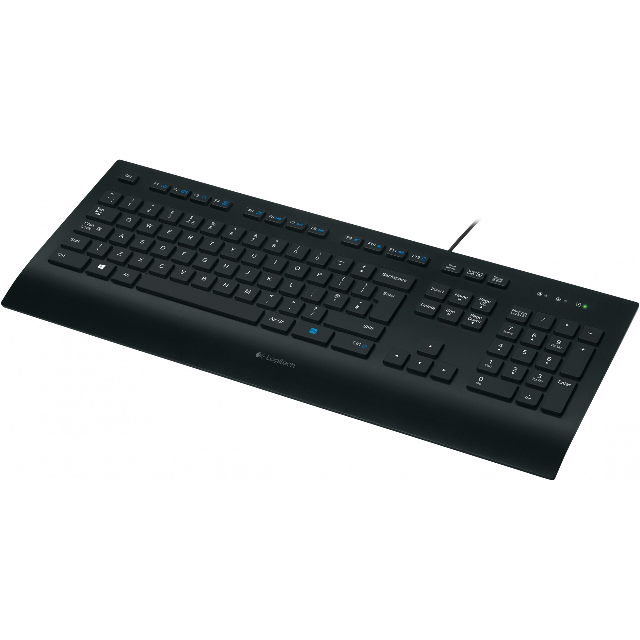 Tastierë Me kabllo Logitech K280e USB Keyboard for Business / German Layout – Zezë