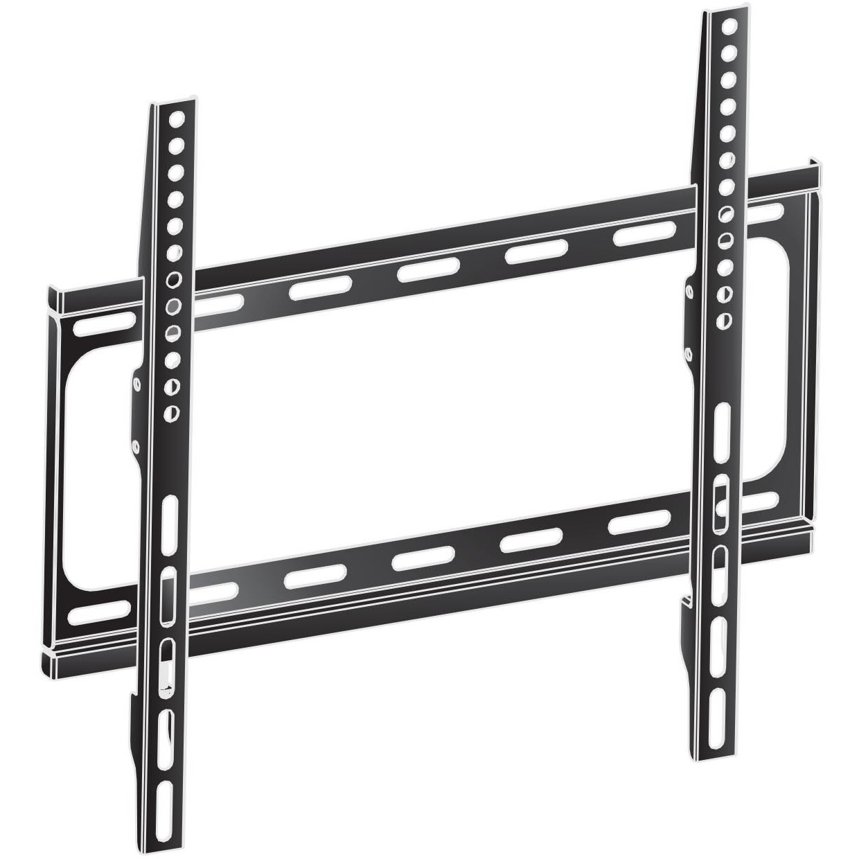 Mbajtëse për TV iiyama WM1044-B1 55 inch Black Flat Screen Wall Mount