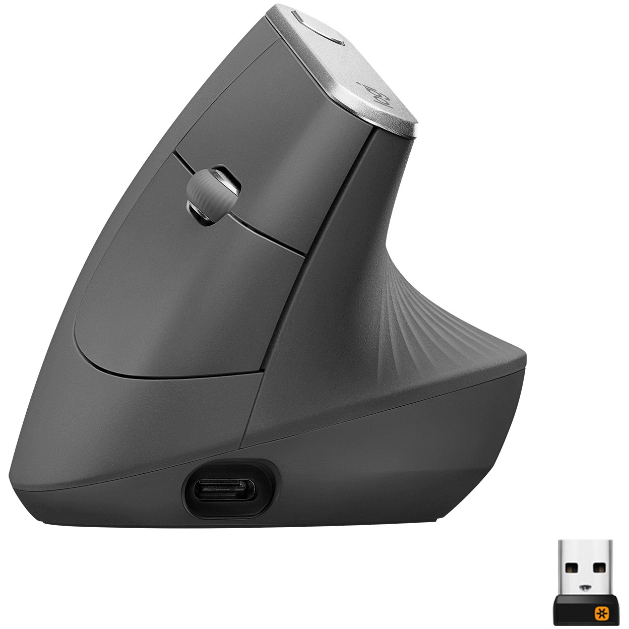 Maus pa Kabllo Logitech MX Vertical ergonomich / 4000 DPI / Right-hand / Wireless / Gri