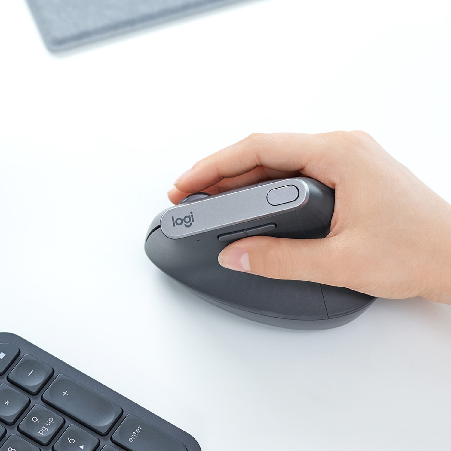 Maus pa Kabllo Logitech MX Vertical ergonomich / 4000 DPI / Right-hand / Wireless / Gri - Figura 5