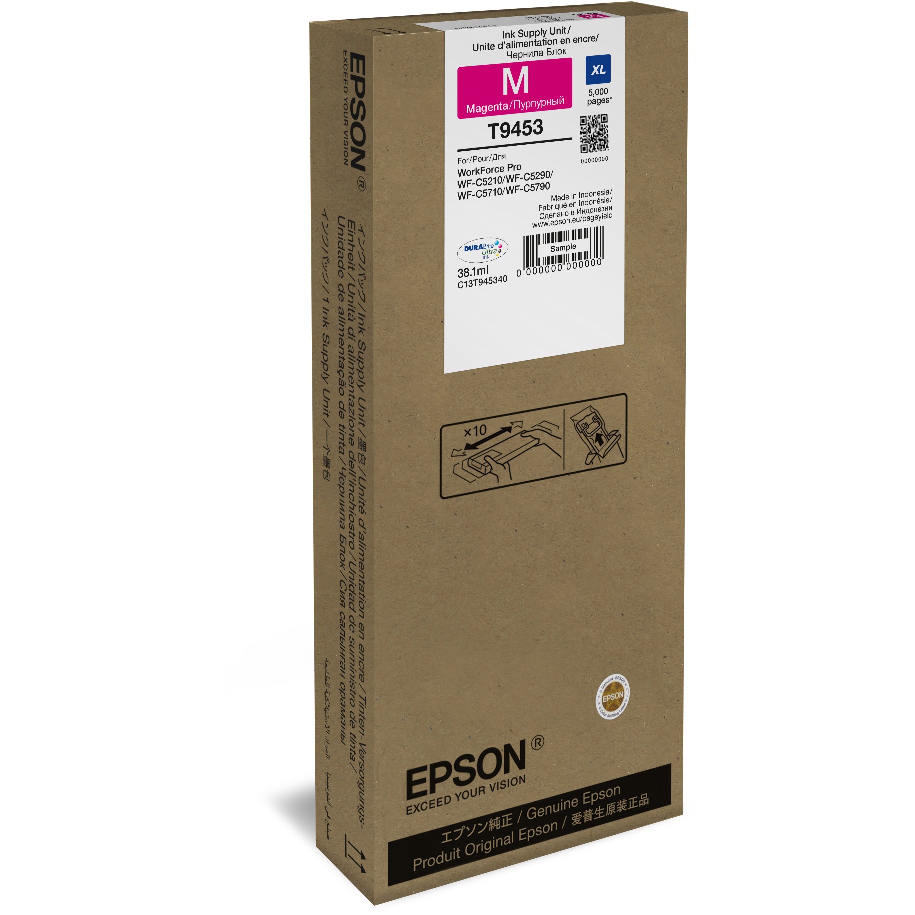 Ink Epson Tinte T9453 XL C13T945340 - Figura 2