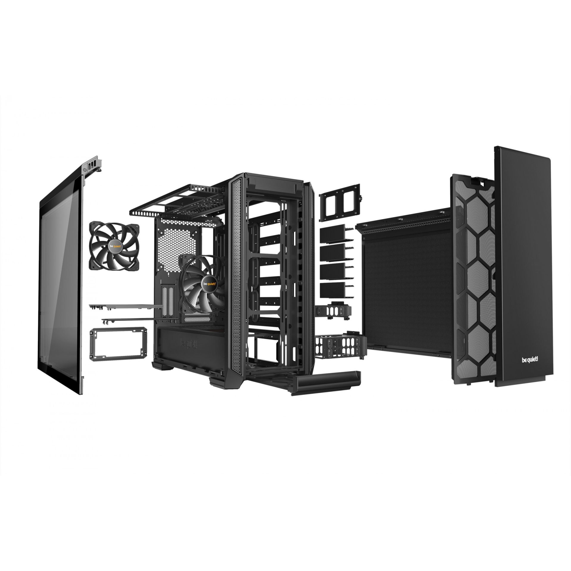 Kasë Midi be quiet! Silent Base 601 Window – Zezë - Figura 4