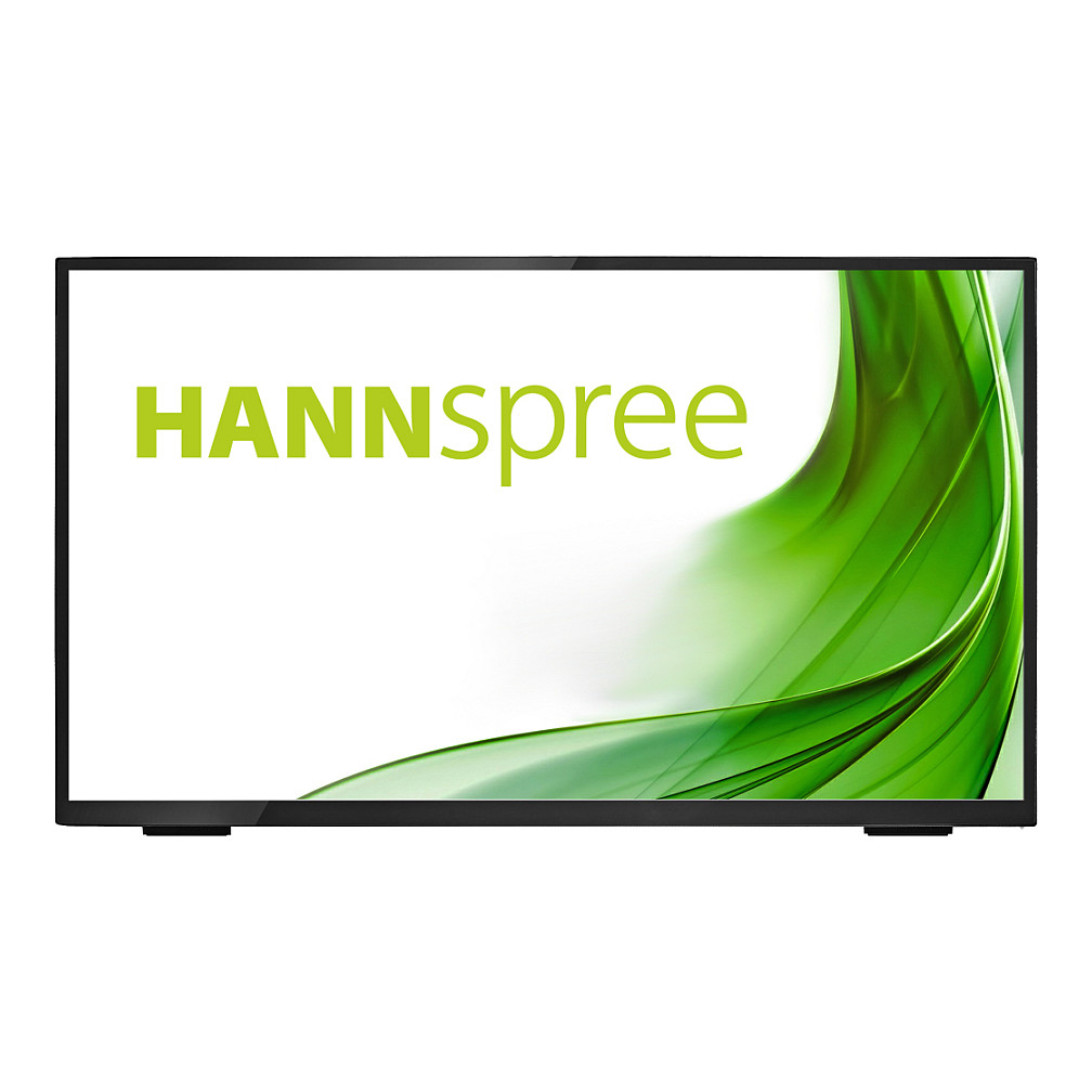 Monitor Hannspree HT248PPB / 23.8"/ Full HD TFT / LCD / 60Hz / 14ms / USB-B + USB-A + VGA + HDMI + DisplayPort / Touchscreen - Zezë