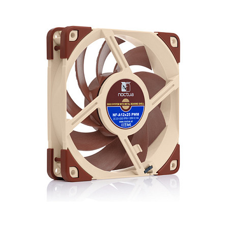 Ftohës për Kasë Noctua NF-A12x25 / 120mm / PWM - Bezhë/Kafe - Figura 2