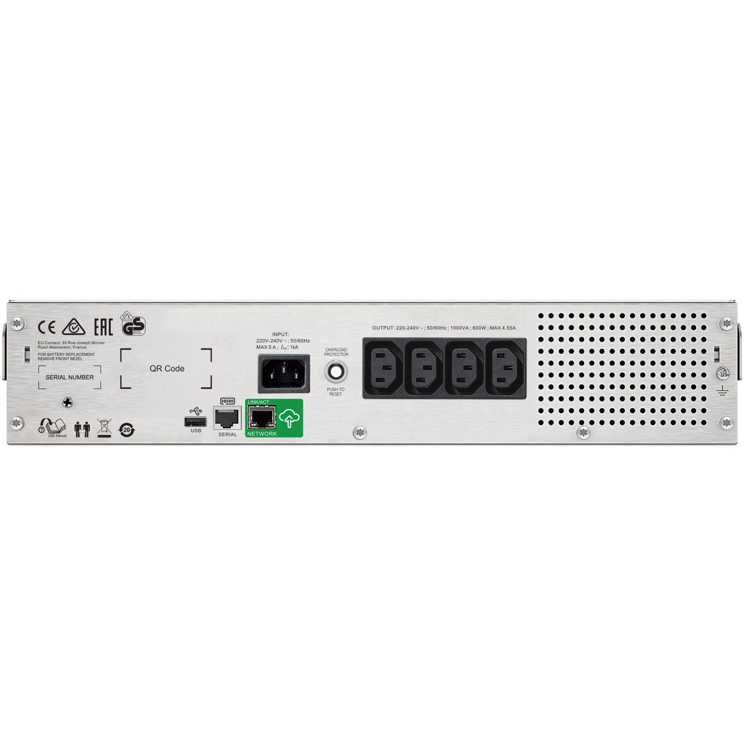 APC Smart-UPS SMC1000I-2UC 1000VA/600W Rack 2U UPS – SmartConnect Cloud Monitoring - Figura 2