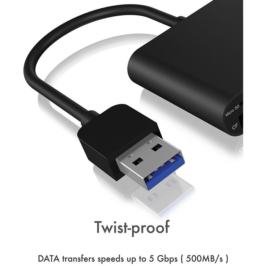 Lexues Kartash USB 3.0 ICY BOX IB‑CR301‑U3 / SD + MicroSD + CF - Figura 4