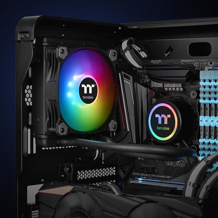 Ftohës për Procesor Liquid Thermaltake 3.0 120 ARGB Sync | FMx.AM3.115x.2011 e zezë - Figura 3
