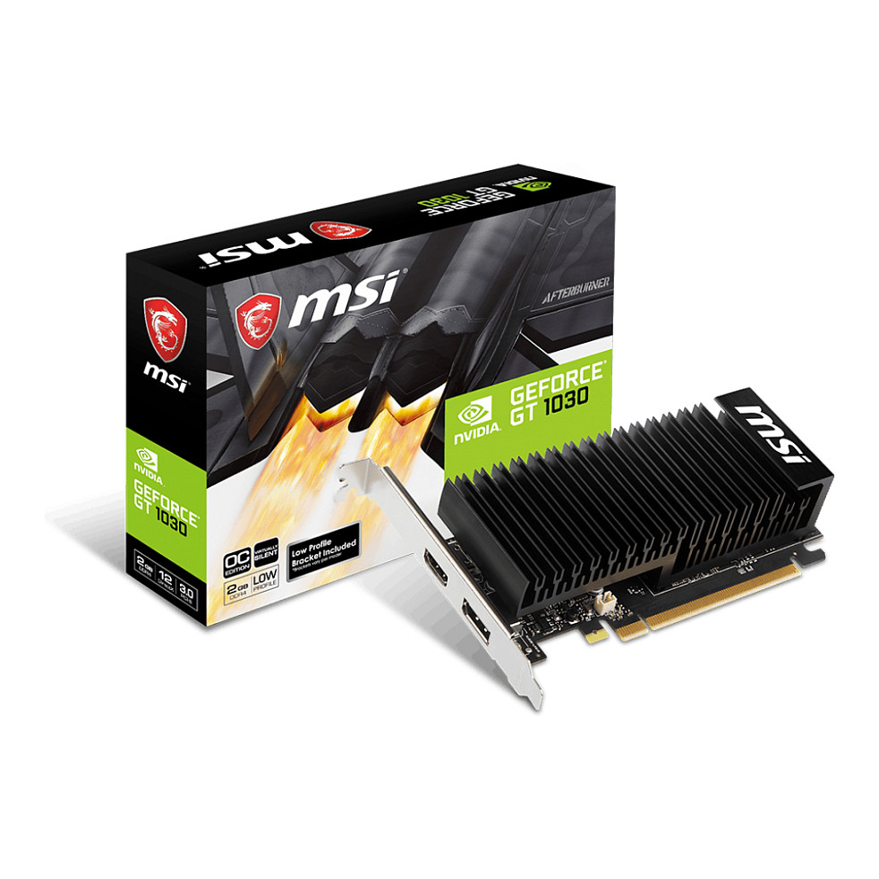 Kartelë Grafike NVIDIA MSI GT1030 2GB OC LP / Passiv / DDR4
