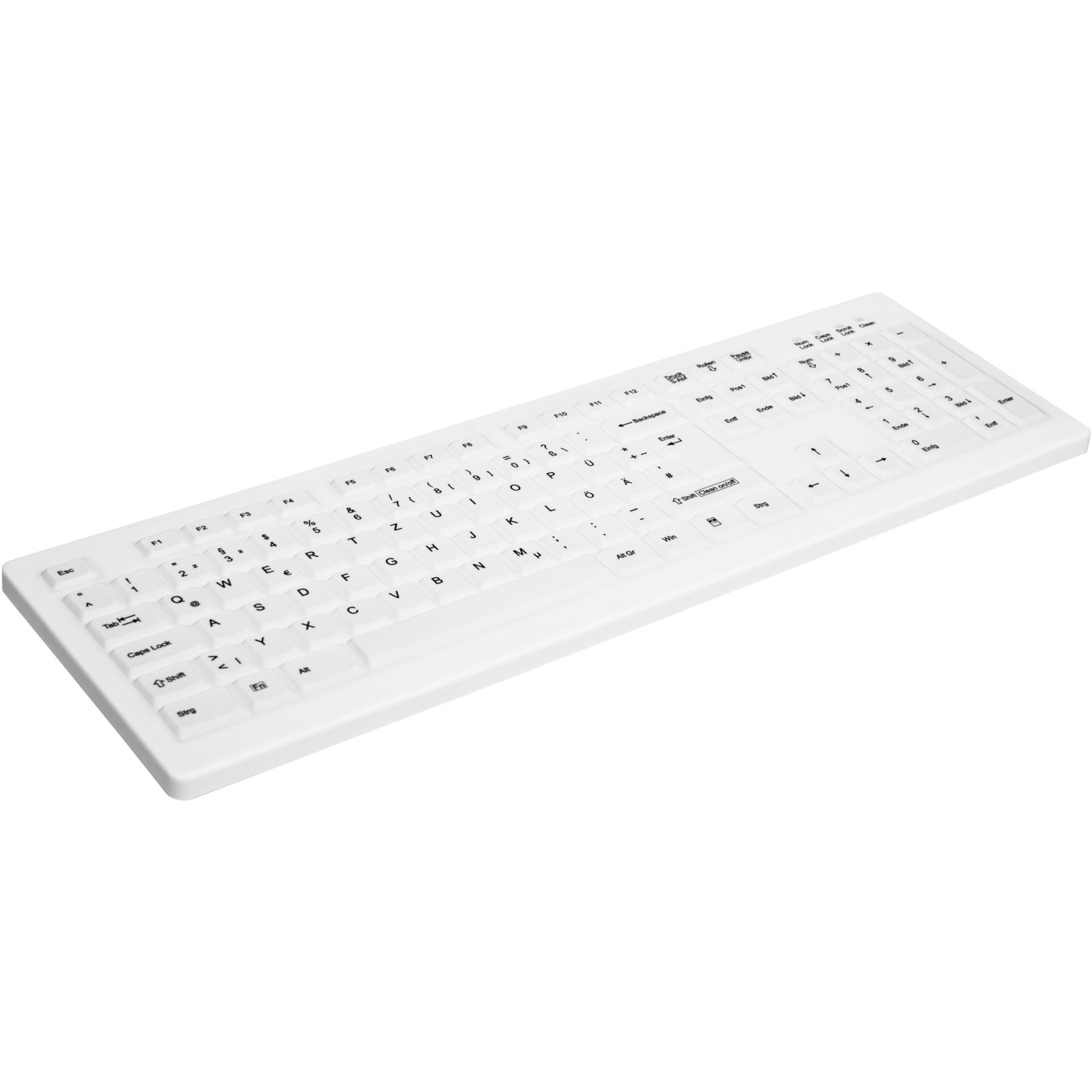 Tastierë pa kabllo Cherry ACTIVE KEY AK-C8100 RF / QWERTZ - Bardhë - Figura 3