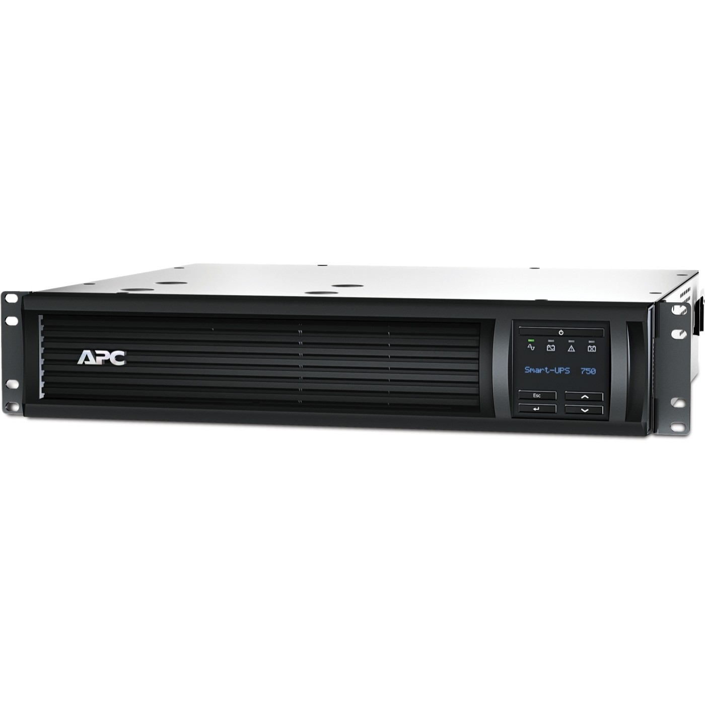 APC Smart-UPS SMT750RMI2UNC – 750VA / 500W Rack 2U UPS with Network Card, LCD & SmartConnect (Line-Interactive, 230V)